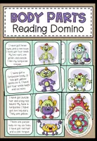 Vorschau - Spiele - Body Parts / Körperteile – Leseverstehen Englisch | Reading Domino 4.–5. Klasse - Deckblatt