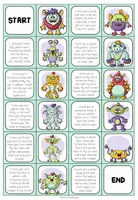 Vorschau - Spiele - Body Parts / Körperteile – Leseverstehen Englisch | Reading Domino 4.–5. Klasse - Seite 1