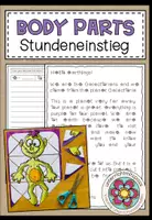 Vorschau - Arbeitsblätter - Body Parts – Körperteile Englisch | Stundeneinstieg mit Alien-Rätsel 4.–5. Klasse - Deckblatt