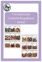 Vorschau - Arbeitsblätter - wachsendes Materialpaket Schmetterlingsklasse #Klassentier - Seite 1