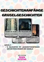 Vorschau - Bildkarten - Bildkarten Gruselgeschichten zum Weiterschreiben - Deckblatt