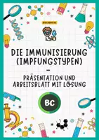 Vorschau - Stundenentwürfe - Immunisierung & Impfung - Der Fall Jenner | Aktive & passive Immunisierung inkl. Verlaufsplan & Lösungen - Deckblatt