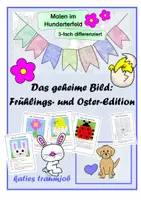 Vorschau - Arbeitsblätter - Das geheime Bild: Frühlings- und Oster-Edition - Deckblatt