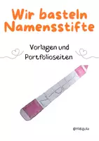 Vorschau - Mal- und Bastelvorlagen - Namensstift - Seite 1