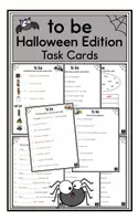 Vorschau - Stationenlernen - To Be - Task Cards - Halloween Edition - Deckblatt