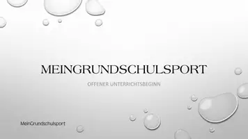 Vorschau - Spiele - Sportunterricht - Karteikarten für einen offenen Anfang (Grundschule) - Deckblatt