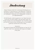 Vorschau - Arbeitsblätter - Würfelspiel: Aufwärmübungen - Sportunterricht - Seite 1