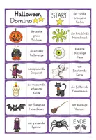 Vorschau - Spiele - Differenziertes Lesedominospiel: Halloween | Grundschrift - Seite 3