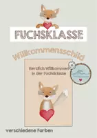 Vorschau - Poster - Materialpaket Fuchs Fuchsklasse - Seite 1