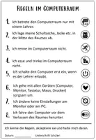 Vorschau - Poster - Regeln im Computerraum (Poster + Vertrag) - Seite 2