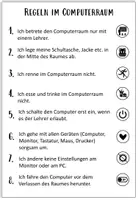 Vorschau - Poster - Regeln im Computerraum (Poster + Vertrag) - Seite 3