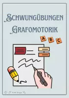 Vorschau - Arbeitsblätter - Materialpaket Schwungübungen Grafomotorik - Deckblatt