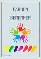 Vorschau - Arbeitsblätter - Farben benennen - Deckblatt