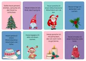 Vorschau - Aufgabenkarten - Countdown bis Weihnachten: 24 gute Adventstaten - Seite 2