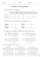 Vorschau - Arbeitsblätter - Umgang mit dem Wörterbuch / Wörterverzeichnis: Arbeitsblatt - Seite 3
