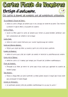 Aperçu - Jeux - Automne | Souviens-toi Cartes d'images | Nombres 1-30 - Page 1