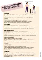 Vorschau - Arbeitsblätter - 10 Gesprächsstrategien Handout/ Gesprächsführung/Unterricht - Seite 1