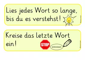Vorschau - Präsentationen/Tafelbilder - Tafelmaterial zum Blitzlesen (Methode von Beate Leßmann) - Seite 2