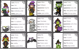 Aperçu - Feuilles d'exercices - The Halloween Party - Speaking Activity - Page 2