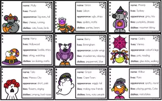 Aperçu - Feuilles d'exercices - The Halloween Party - Speaking Activity - Page 3