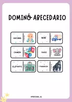 Vista previa - Juegos / Gamificación - Dominó abecedario - Portada