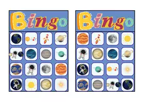 Vorschau - Spiele - Prepositions/Planets - BINGO - Seite 2