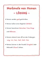 Vorschau - Arbeitsblätter - Nomen: Merkeintrag mit den Merkmalen von Nomen - Seite 2