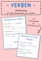Vorschau - Arbeitsblätter - Wortarten Materialpaket: Merkblätter mit Lösungen - Seite 3