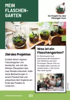 Vorschau - Arbeitsblätter - Anleitung Flaschengarten Projektarbeit Ökologie - Seite 1