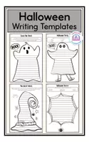 Vorschau - Arbeitsblätter - Halloween - Writing Templates - Deckblatt