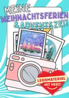 Vorschau - Mal- und Bastelvorlagen - Weihnachtsferien Weihnachten Ferien im Rückblick Kamera Adventszeit Advent - Deckblatt