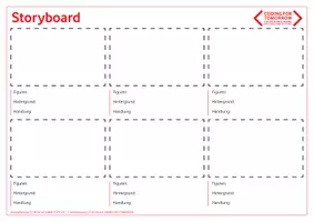 Vorschau - Arbeitsblätter - Storyboard - Eigene Geschichten entwickeln - Seite 1