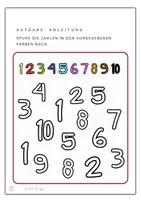 Vorschau - Arbeitsblätter - Zahlenraum 1-10 - Seite 2