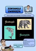 zapowiedź - Sztuka: Zentangle zwierzęta (w tym szablony) - obwoluta