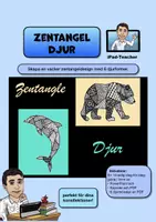 förhandsvisning - KONST - steg för steg: Zentangle djur (inkl. mall) - försättsblad