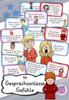 Vorschau - Bildkarten - Gesprächsanlässe Gefühle / Emotionen - Deckblatt