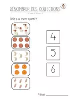 Aperçu - Apprentissages en autonomie - 7x fiches dénombrement de collections jusqu'à 10 L'ESPACE - Page 3