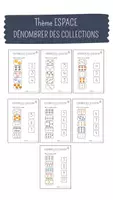 Aperçu - Apprentissages en autonomie - 7x fiches dénombrement de collections jusqu'à 10 L'ESPACE - Page de couverture
