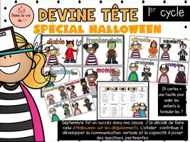 Aperçu - Jeux - Jeu Devine-tête version Halloween - Page de couverture