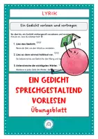 Vorschau - Stundenentwürfe - Bundle: Alles rund um das Gedicht - Seite 1