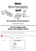 Vorschau - Arbeitsblätter - Wortschatzheft Vokabelheft für die Grundschule - Seite 1