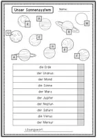 Vorschau - Stationenlernen - Mini-Lesespur - Unser Sonnensystem - Seite 2