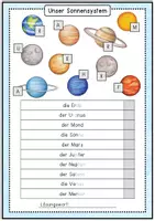 Vorschau - Stationenlernen - Mini-Lesespur - Unser Sonnensystem - Seite 3