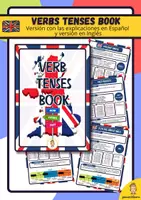 Vista previa - Refuerzo / NEE / Materiales de apoyo - Verbs Tenses book - Portada