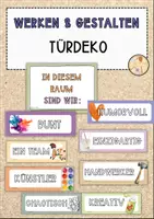 Vorschau - Poster - Werken & Gestalten - Türschilder - Deckblatt