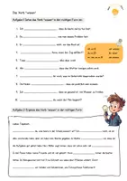 Vorschau - Arbeitsblätter - Das Verb “wissen” - Arbeitsblatt - Seite 1