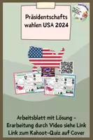 Vorschau - Arbeitsblätter - Wahlen USA 2024 AB mit Lösungen - Deckblatt