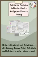 Vorschau - Stundenentwürfe - Politische Institutionen Deutschlands: Parteien, Bundeskanzler und Bundesverfassungsgericht | Materialpaket - Seite 1
