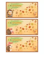 Vorschau - Bildkarten - Tierische Feriengrüße mit dem kleinen Igel, Teebeutel, Herbstferien - Seite 2