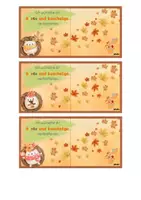 Vorschau - Bildkarten - Tierische Feriengrüße mit dem kleinen Igel, Teebeutel, Herbstferien - Seite 3